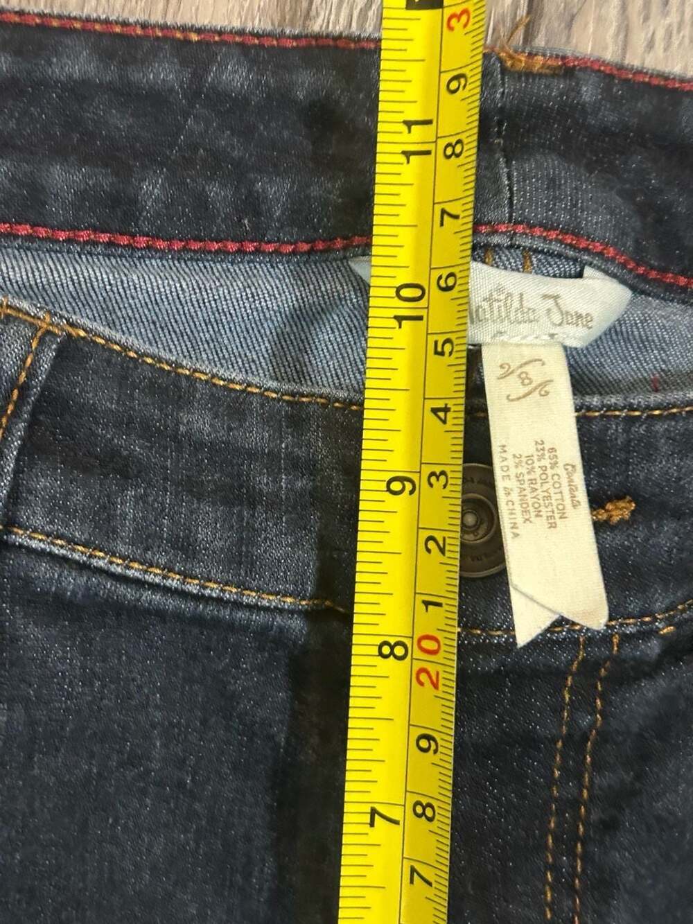 Matilda Jane Dark Wash Stretch Skinny Jeans - Picture 4 of 7